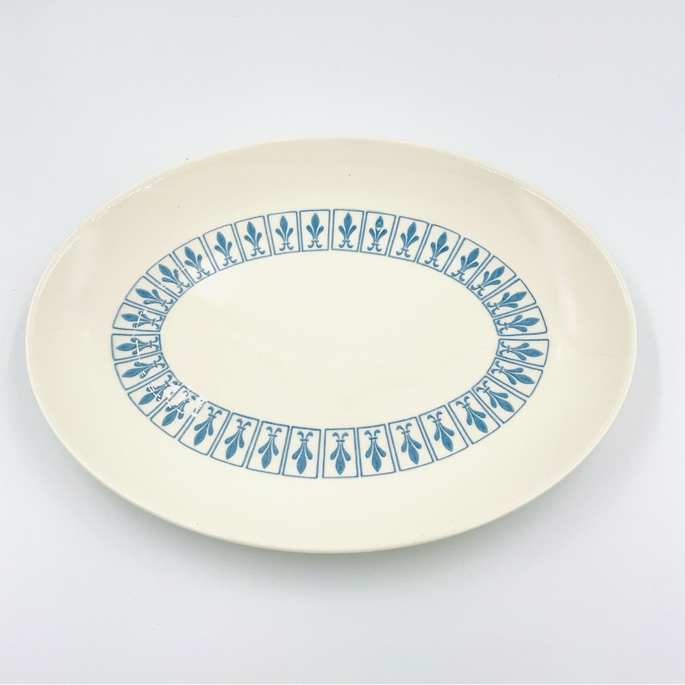 Vintage Homer Laughlin Oval Serving Platter in the Richelieu pattern